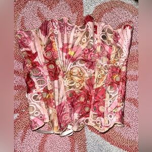 beautiful floral lace corset top